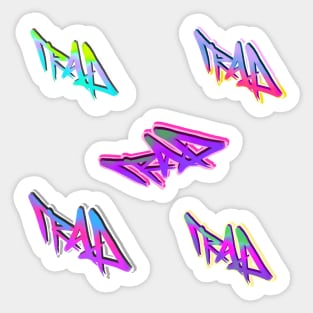 RAD Graffiti Colourful Street Art Sticker Pack Sticker